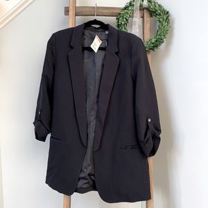 Tahari navy blue jacket